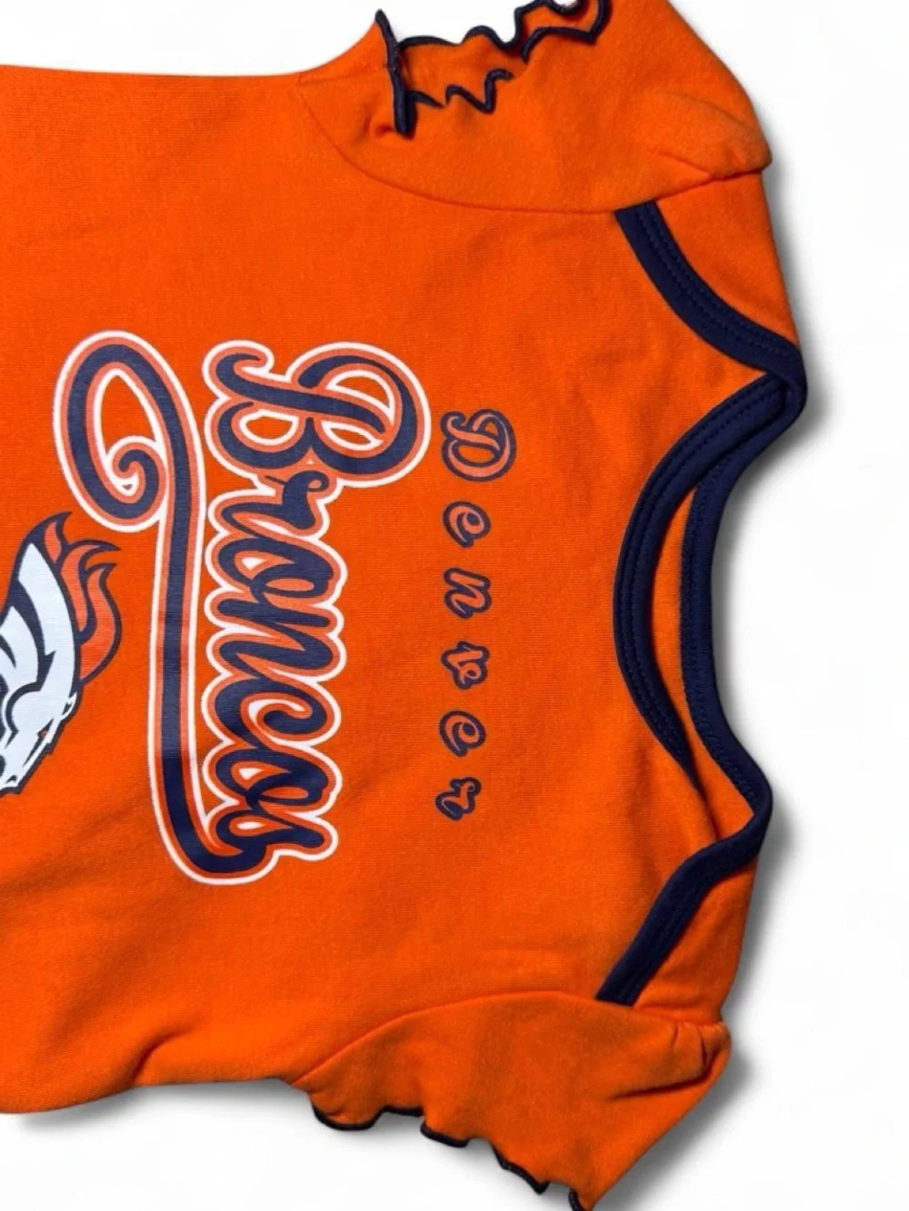 NWOT NFL Denver Broncos Orange Infant Onsie 18months